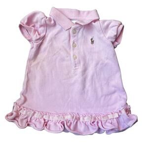 Ralph Lauren Girl's 3M Ruffle Bottom Dress
